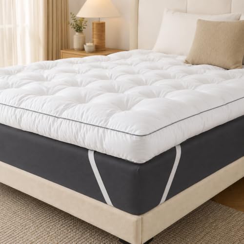 4 Inch Extra Thick Mattress Topper Queen Size by SurChic