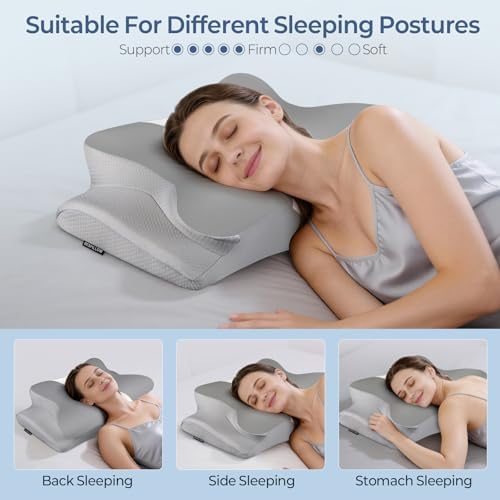 Cervical Pillow for Neck Pain Relief, Ergonomic Neck Pillow for Sleeping - Image 6