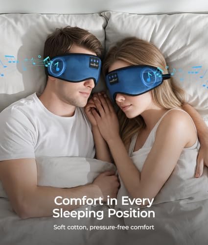 MUSICOZY Sleep Headphones Bluetooth 5.4 Sleep Eye Mask - Image 2