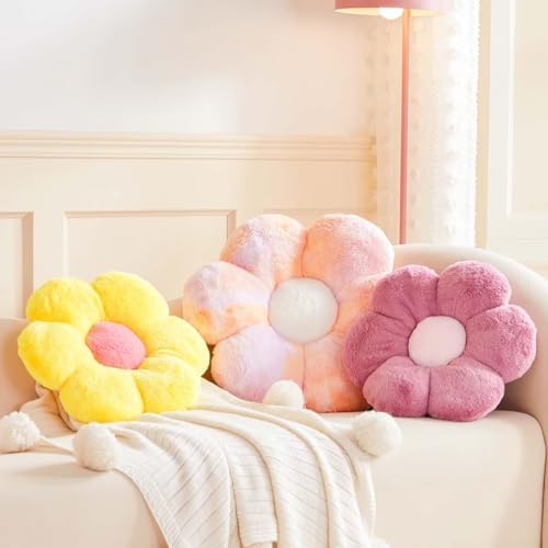 Kcvvcr Flower Pillow Cute Decorative Throw Pillow - Image 3