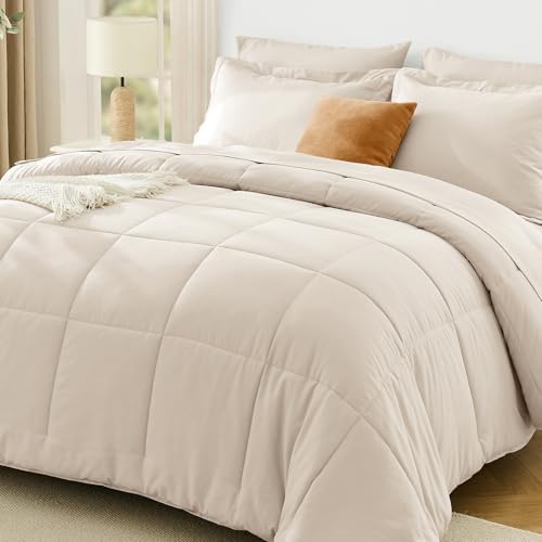 JOLLYVOGUE Queen Comforter Set, Ultra-Soft Bed in a Bag Queen Size 7 Pieces by JOLLYVOGUE