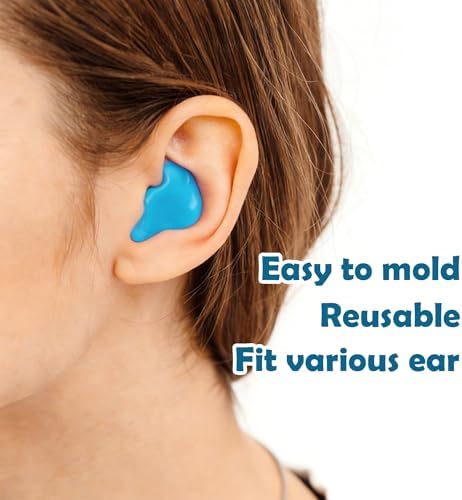 BlingKingdom 4 Pairs Moldable Silicone Ear Plugs - Image 4