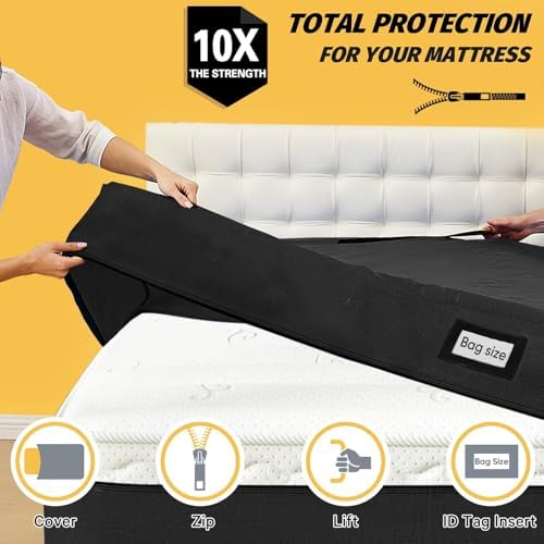 Mattress Bags for Moving and Storage, BETU Queen Mattress Protector Waterproof - Image 2