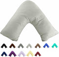TAOSON 100% Cotton 300 Thread Count Soild Envelope Style V Shaped/Tri/Boomerang by TAOSON