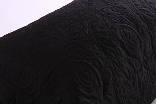 MarCielo 2-Piece Embroidered Pillow Shams, King Decorative Microfiber Pillow - Image 4