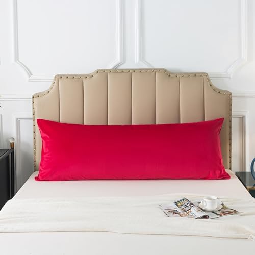 H HOUSEHOLD 1 Pack Velvet Body Pillow Cover, Soft and Cozy Luxury Fuzzy Flannel by HHOUSEHOLD