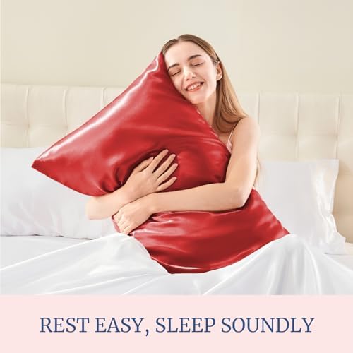 BEDELITE Satin Pillowcases, Standard Size 20x26 Inch, Baked Apple - Image 5
