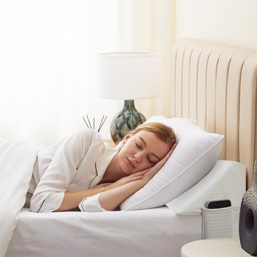 Bedluxe King Bed Wedge Pillow for Headboard, Fill The Gap - Image 2