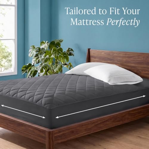 Bare Home Quilted Fitted Mattress Pad - Image 2