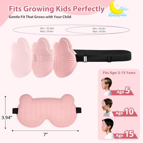 Kids Sleep Mask, 3D Contoured Eye Mask - Image 5