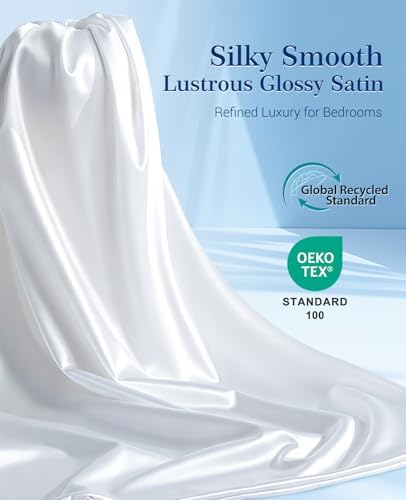 Elegear Cooling Pillow Cases for Hot Sleeper, Satin Pillowcases - Image 3