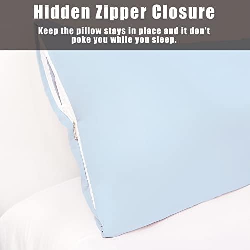 Body Cooling Pillow Cases Cover, Bamboo Rayon Body Pillowcases - Image 5