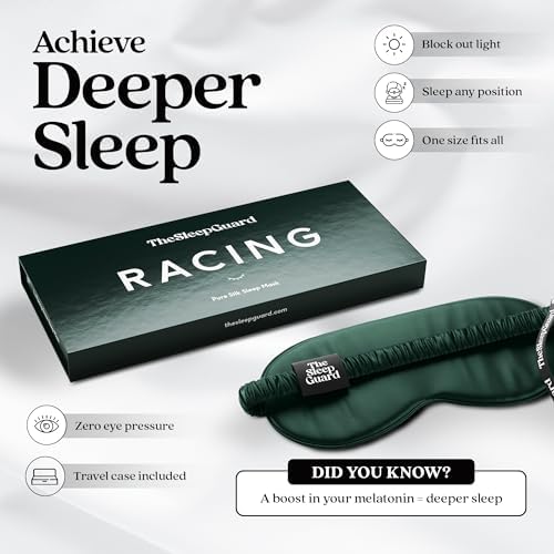 TheSleepGuard Pure Silk Sleep Mask Light Blocking Travel Essentials. Eye Masks - Image 3