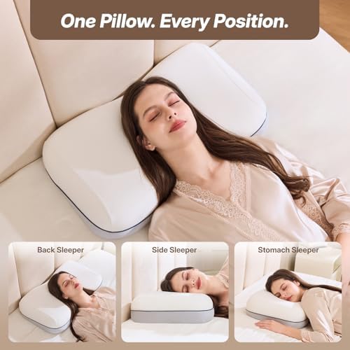 Cervical Neck Pillow, Adjustable Memory Foam - Image 6