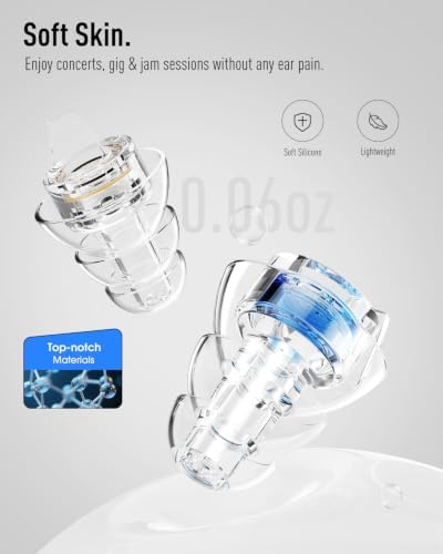 Hearprotek Concert Ear Plugs, 2 Pairs High Fidelity Ear Plugs - Image 4