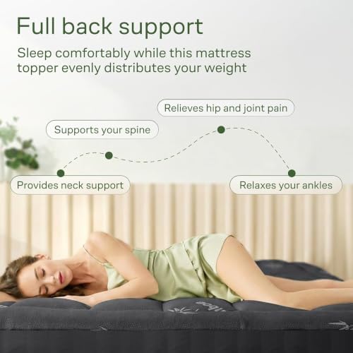 Niagara Sleep Solution Full XL Ultra Soft Mattress Topper—Back Pain Relief - Image 4