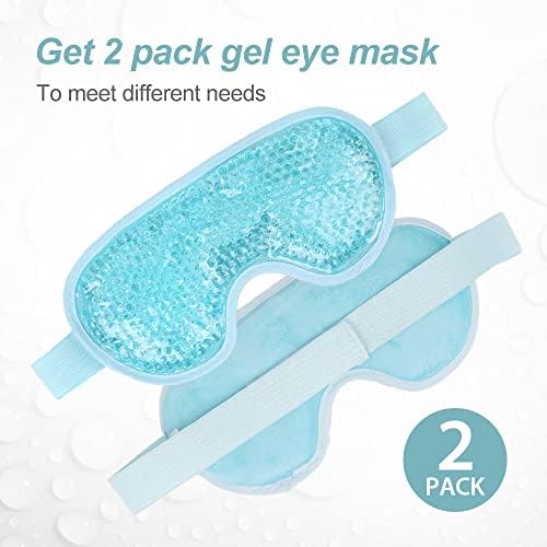 NEWGO Cooling Eye Mask for After Surgery, Face Ice Pack, 2 Pack - Image 6
