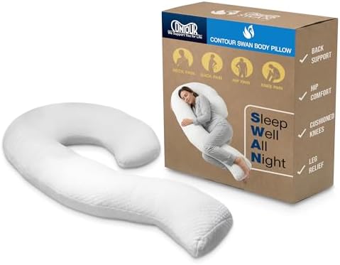 Contour Swan Shaped Body Pillow | Orthopedic Body Pillow by Contour