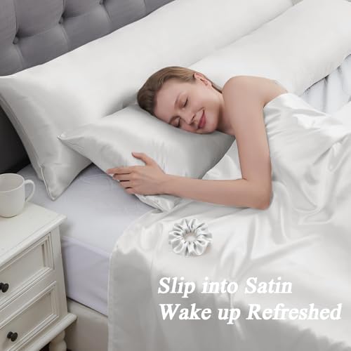 Vielit Satin Body Pillow Pillowcase 1pc, Silky Body Pillow Cover Similar to - Image 2