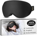 FACEMOON Sleep Mask for Men & Women – 3D Weighted Design, 100% Blackout by FACEMOON