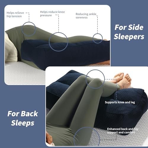 HOMBYS Shredded Memory Foam Knee Pillow - Image 4