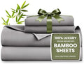 Love's cabin 4 Piece Full Size Sheet Set, 100% Rayon Derived from Bamboo by Lovescabin