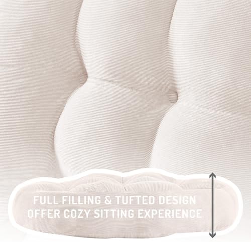 Meditation Cushions Set of 2, Large Floor Pillow - Image 4