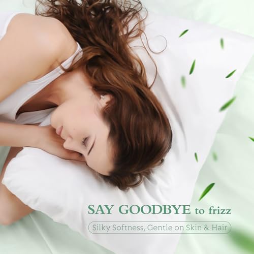 Cooling Pillowcases Standard Size Set of 2, Viscose Derived from Bamboo - Image 5