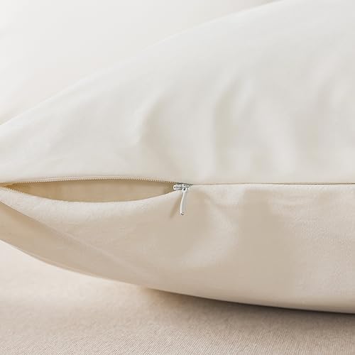 H HOUSEHOLD Set of 2 Velvet King Size Pillowcase, Soft and Cozy Luxury Fuzzy - Image 4