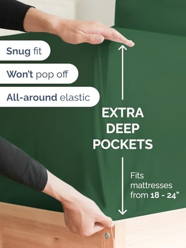 CGK Linens Deep Twin XL Fitted Sheet - Image 2