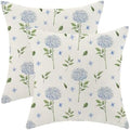 AEIOAE Spring Pillow Covers 18x18 Inch Set of 2, Floral Summer Outdoor Seasonal by AEIOAE