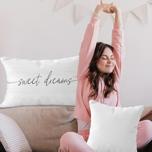 Sweet Dreams Pillow Cover 12x20, Decorative Throw Pillow Covers - Image 3
