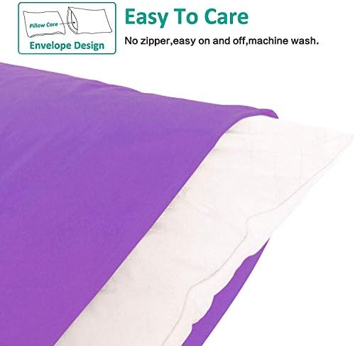 NTBAY Microfiber King Pillowcases, 2 Pack, 20 x 40 - Image 3