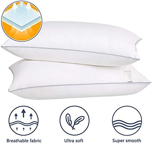 HIMOON Bed Pillows for Sleeping 2 Pack, Queen Size Cooling Pillows Set of 2 - Image 2