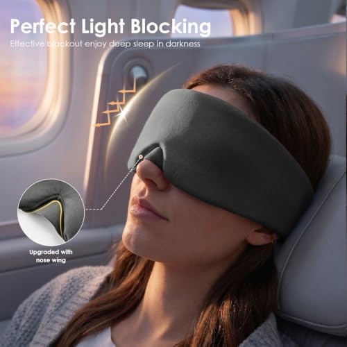 MORLIDEN Sleep Mask for Women Men, Light Blocking Eye Mask - Image 2