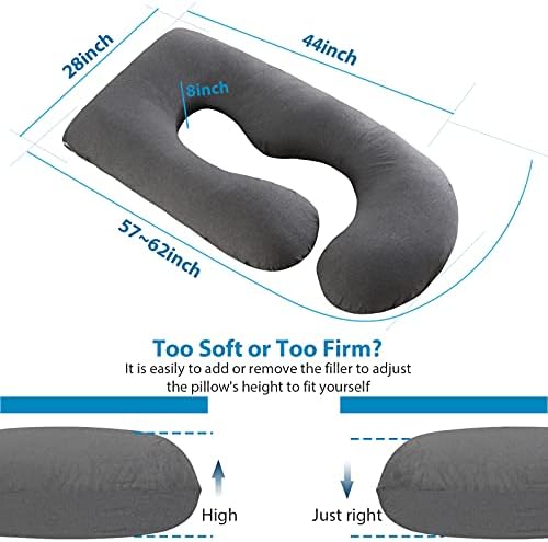 BATTOP Pregnancy Pillows for Sleeping- U Shaped Full Body Maternity Pillow - Image 4