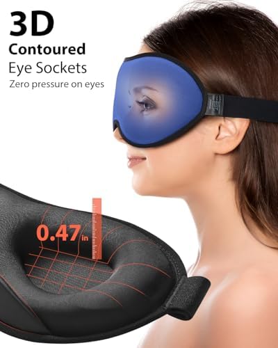 MABAO Weighted Sleep Mask, 100% Blackout Blindfold - Image 5