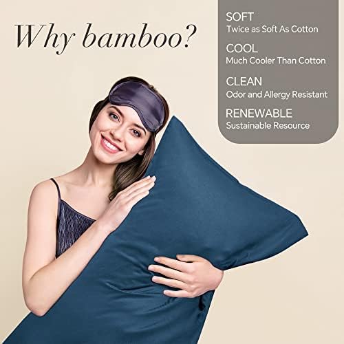 BEDELITE Cooling Pillow Cases Queen 2Pcs, Rayon Made from Bamboo - Image 2