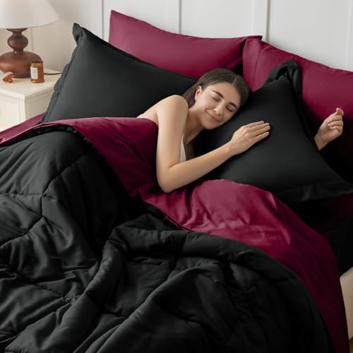 JOLLYVOGUE California King Comforter Set, Ultra-Soft Bed in a Bag 7 Pieces - Image 6