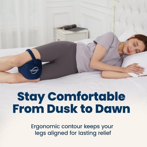 Knee Pillow for Side Sleepers, Memory Foam Leg Pillow - Image 6