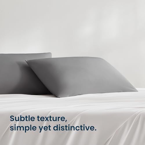 SLEEP ZONE Pillow Cases Queen Size Set of 2, Nanotex Cooling Pillow Case - Image 2