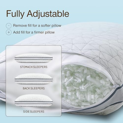 Coop Home Goods Extra Oomph AC Fill, Gel-Infused Memory Foam & Poly Fill - Image 6
