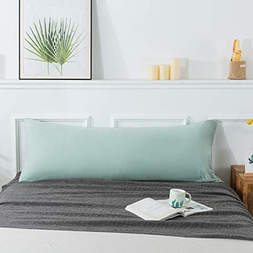 H HOUSEHOLD 100% Jersey Knit Cotton Body Size Pillowcases Set of 1, Super Soft - Image 3
