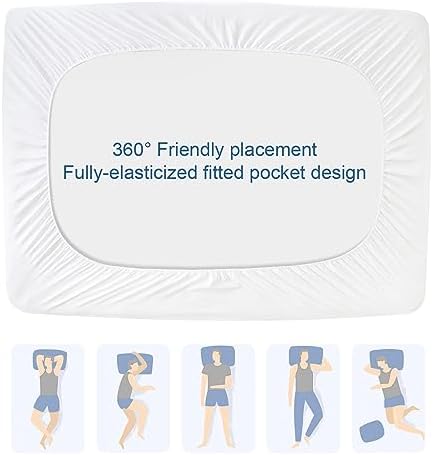 RV Short Queen Mattress Protector Pad Cover Waterproof - Image 5