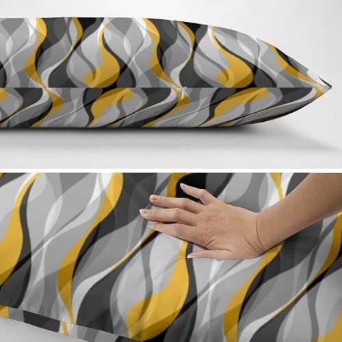 Modern Geometric Lines Body Pillow Cover Pillowcase - Image 5
