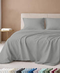 California Design Den Luxury 600 Thread Count Cal King Sheets, Light Grey by CaliforniaDesignDen