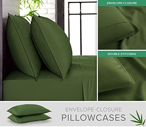 Queen Pillowcases by Pure Bamboo, Genuine 100% Organic Viscose Derived from - Image 2