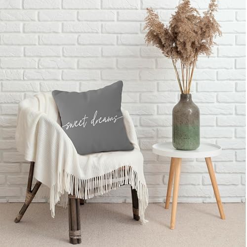 Sweet Dreams Pillow Cover 18x18, Decorative Throw Pillow Covers - Image 4
