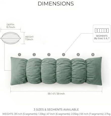 Pat. Pend. Segmented Body Pillow - Image 4
