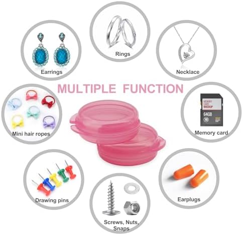 UHOUSE Small Pill Box, Daily Mini Pill Organizer Portable - Image 6